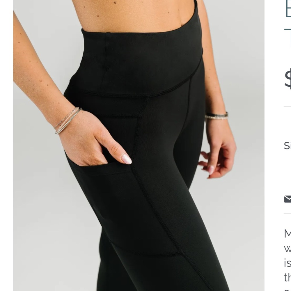 ZYIA ACTIVE Light-N-Tight Women's Black High-Rise Leggings 16-18